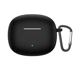 Premium Silicone Protective Sleeve for True Wireless Bluetooth Earphones - Enhanced Durability and Stylish Design (Black)