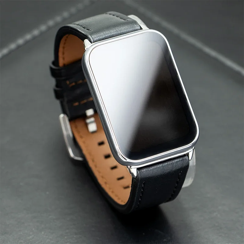Premium Leather Strap with Metal Interface