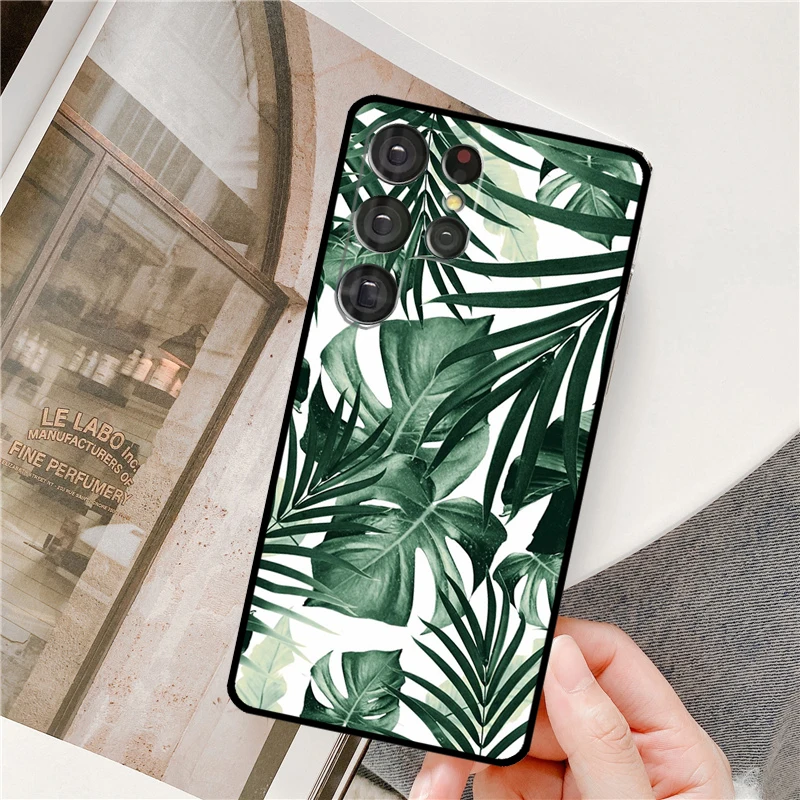 Tropical Green Plant Leaf Phone Case