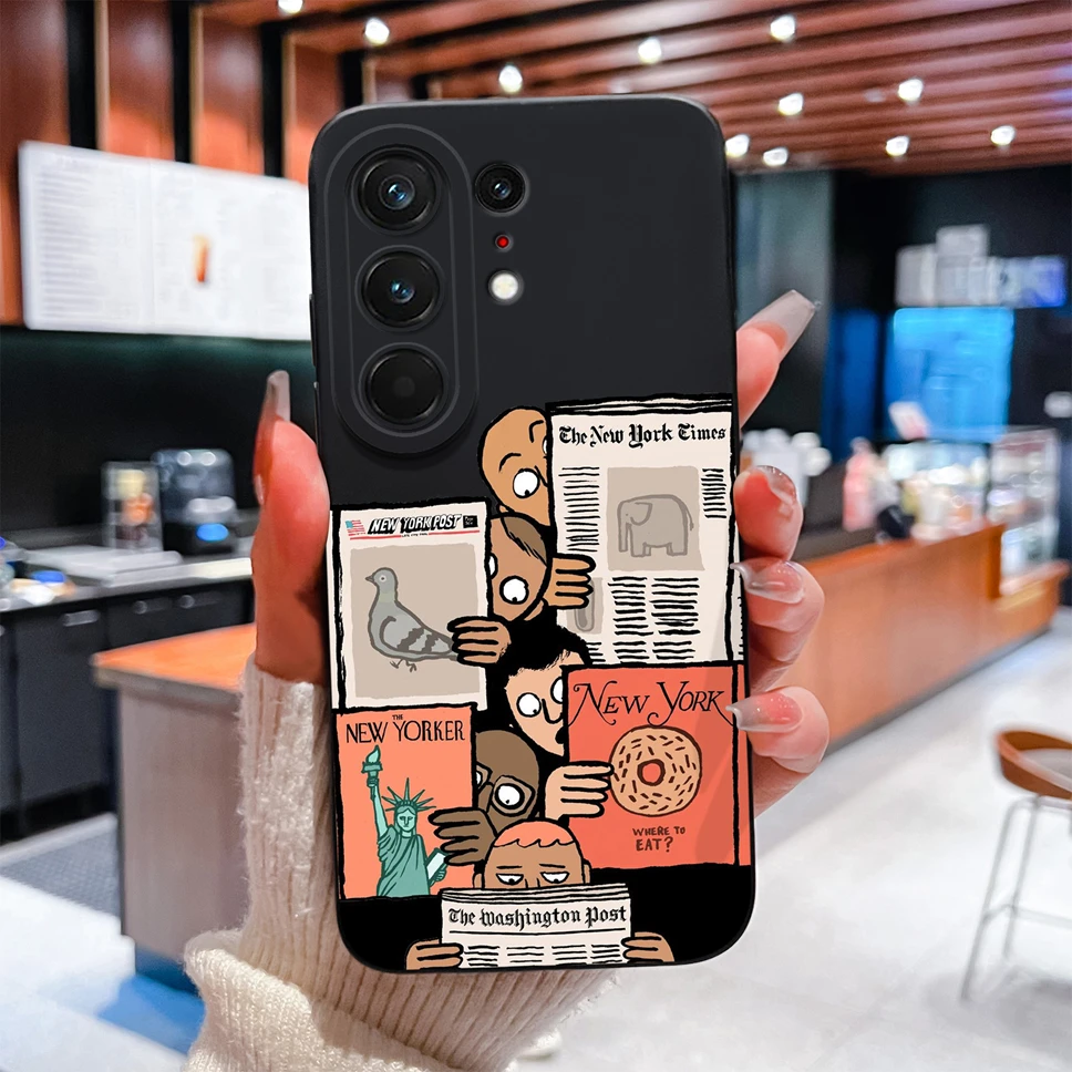 Abstract Line Art Print Liquid Silicone Shockproof Case with Camera Protection
