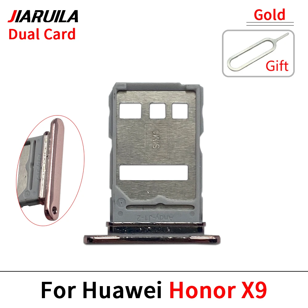 화웨이 X9A X9 5G X9 X9B SIM 카드 트레이 홀더 싱글 듀얼 슬롯 교체 부품 50개/세트