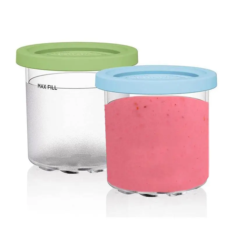 

Homemade Ice Cream Tub Dessert Food Storage Cups For Homemade Ice Cream Sorbets Ice Cream And Gelato Container Reusable Airtight