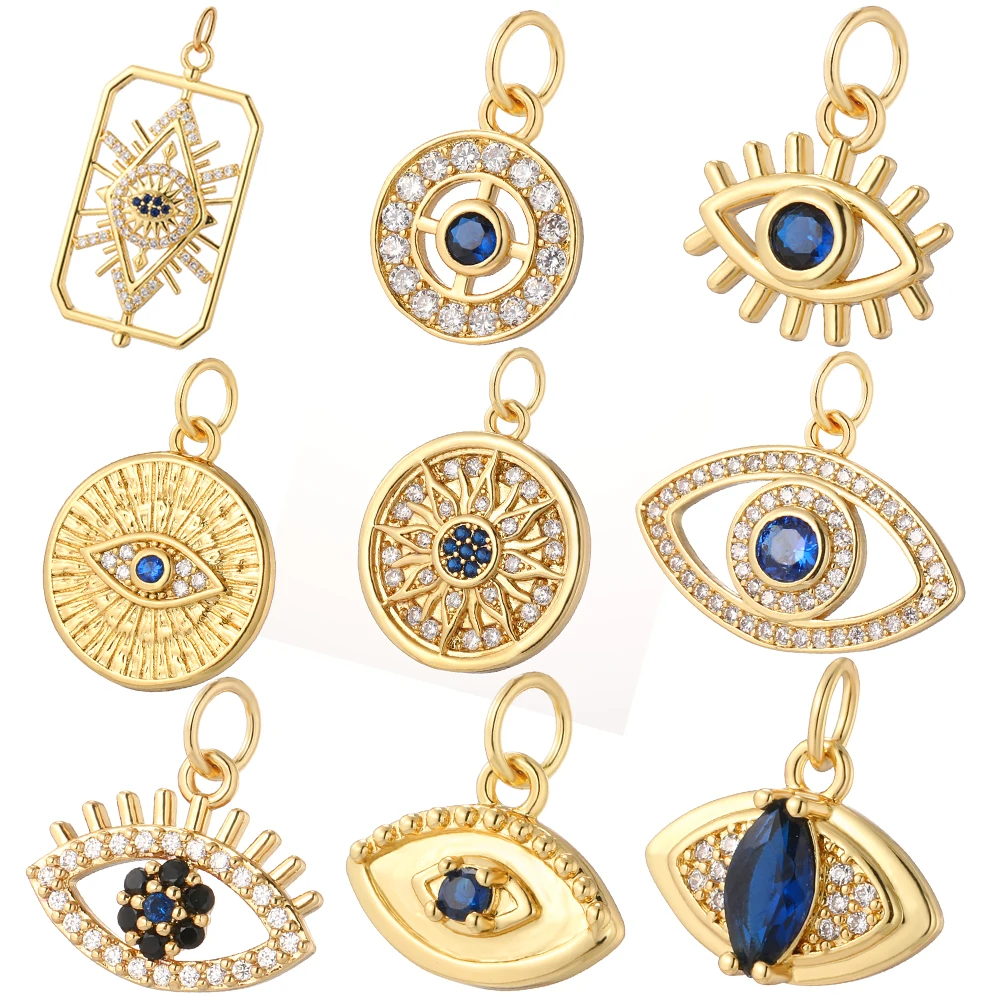 Evil Eye Charms Jewelry Making | Charms Bracelets Eye Evil | Turkish ...