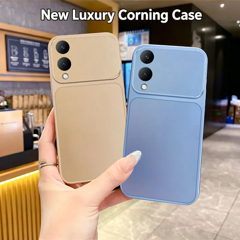 Shockproof TPU Liquid Silicone Soft Phone Back Bumper Case