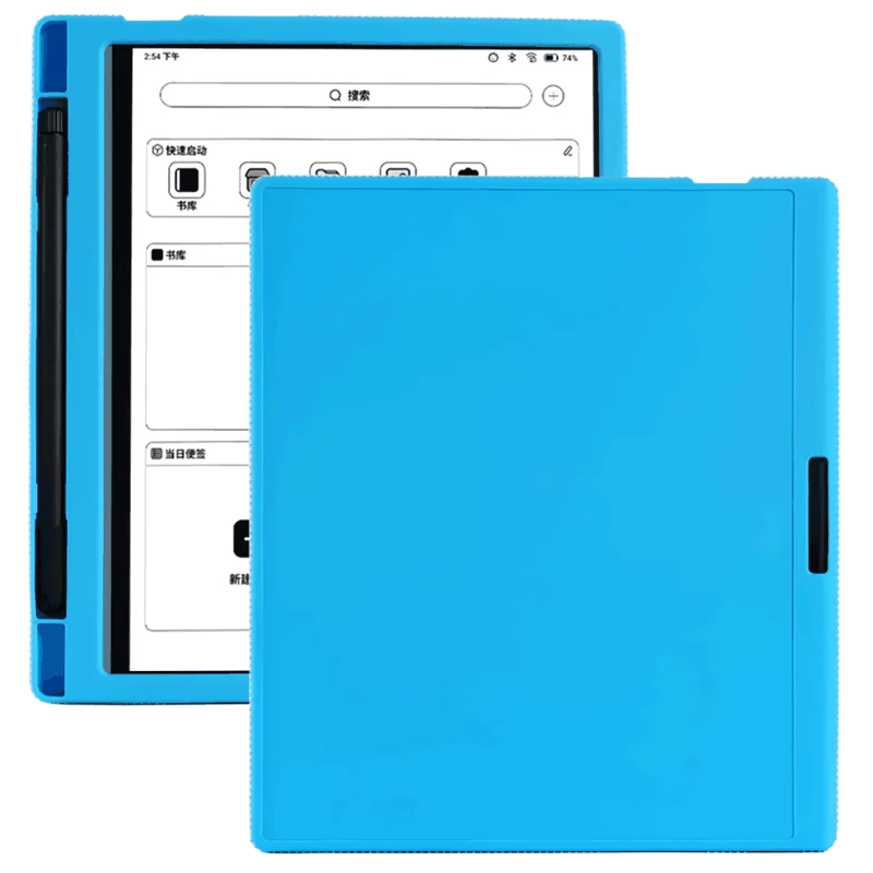 Guscio Posteriore In Silicone Sottile Per Onice Boox Note 4 5 3 2 X X2 Custodia Morbida Ebook Da 10.3 "Con Portamatite Per Boox Note Air 2 Plus