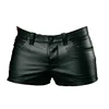 Fashion Men Shorts Solid Color Casual Mens Short PU Leather Pants Spring Summer Men Punk Style Black Shorts for Men 5