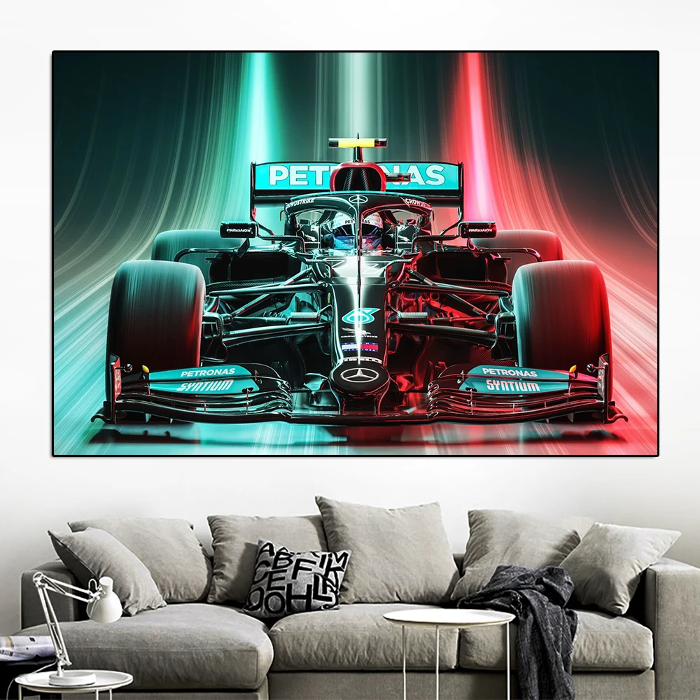 

Championship Grand Prix Racing Graffiti Art Canvas Painting Formula Hamilton Sports Car Poster Print Club Wall Art Room Decor
