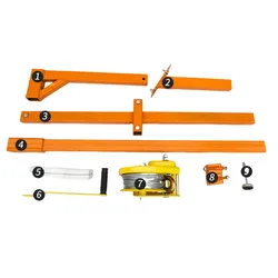 Hand-cranked Small Crane Air Conditioner External Machine Crane Repair Lift Backet Portable Lifting Machine