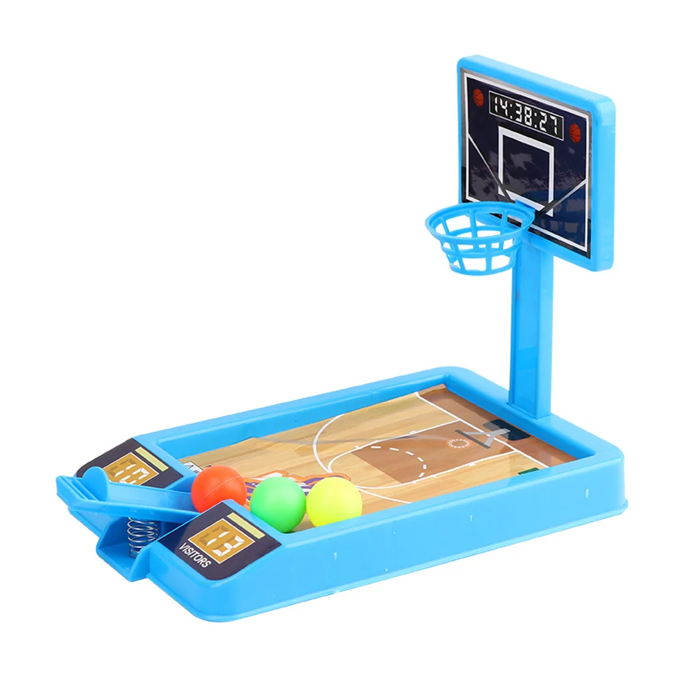 

1 set of Mini Basketball Toy Basketball Game Plaything Kids Tabletop Basketball Toy