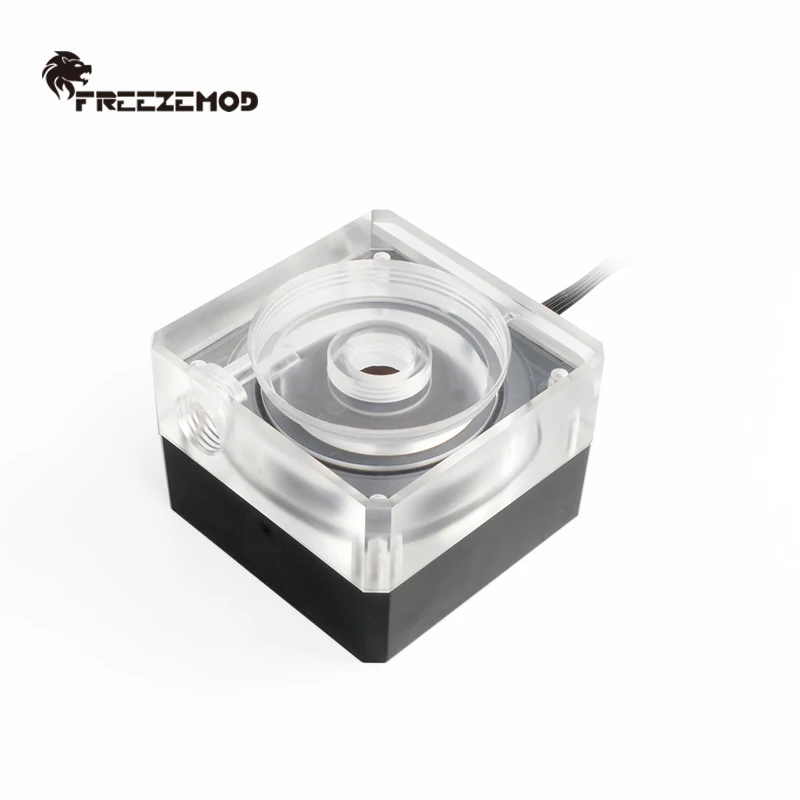 Zemod Água Cooler Bomba de Água Ultra-fino Pwm Controle de Velocidade 4cm de Fluxo Grosso 500l Suporte Od50 Tanque. Pu-szm6 Bebedouro - Imagem 3