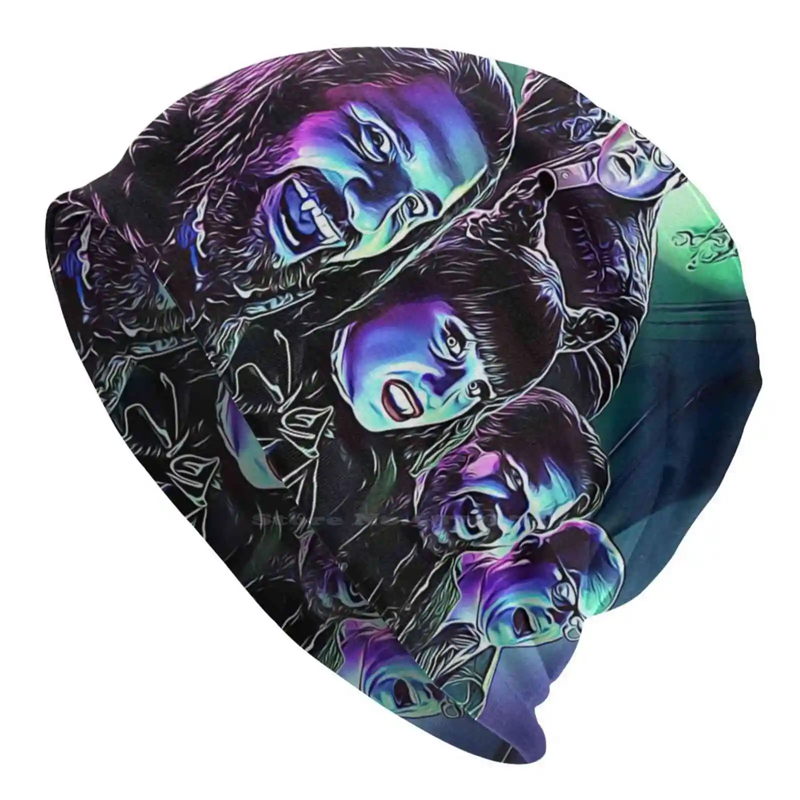 What We Do In The Shadows-Cappello Lavorato A Maglia Cast Warm Beanie Outdoor Caps What We Do In The Shadows Wwdits Nandor Nadja Lazslo Colin