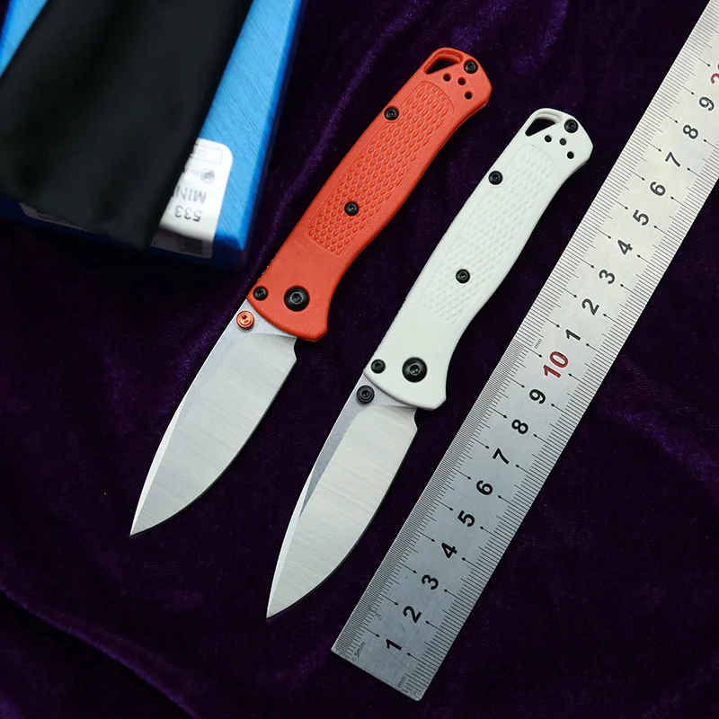 

LEMIFSHE Mini 533 Nylon Fiber Handle Mark S30v Blade Folding Pocket Survival EDC Tool Camping Hunting Outdoor Utility Knife