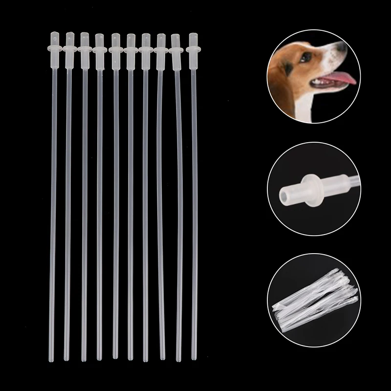 Disposable Artificial Insemination Tube Cat Urinary Catheter 10PCS/Bags Pet Dog Artifical Insemination Catheter Disposable Fresh Sperm Semen Injection Device Hospital Breeding Supplies cat urinary catheter,disposable artificial insemination tube