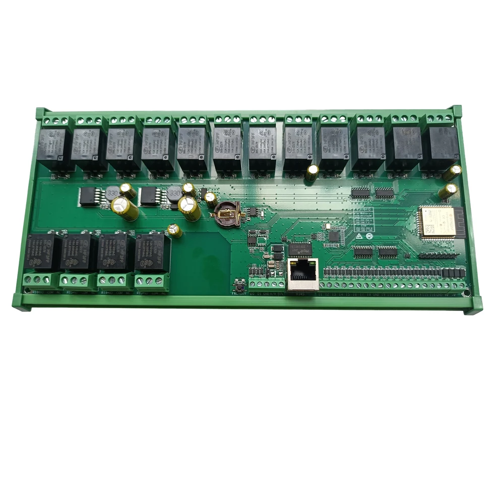 Ethernet relay board Module Wiegand ESP32 Home Assistant MQTT Node Red Loxone Dingtian 3
