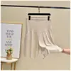 Women's Summer Maternity Shorts Pants Thin Five-point Pants Fashion Ice Silk Wide-leg Pants Loose Casual Pants 4