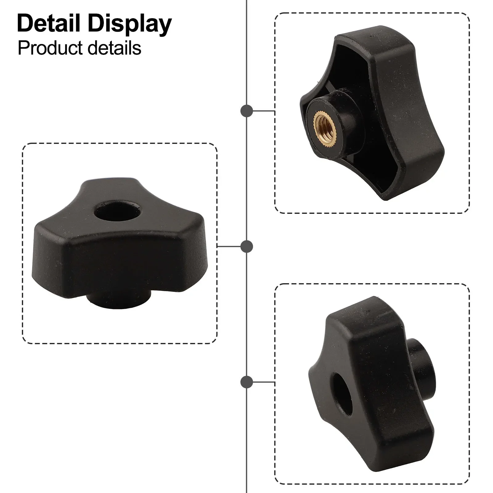 T Track Bolts Knob Kit Miter Track Sliding Nut T-Slider T Slot Bolt for Woodworking Jigs Fixtures Tools Kit Accessories DIY