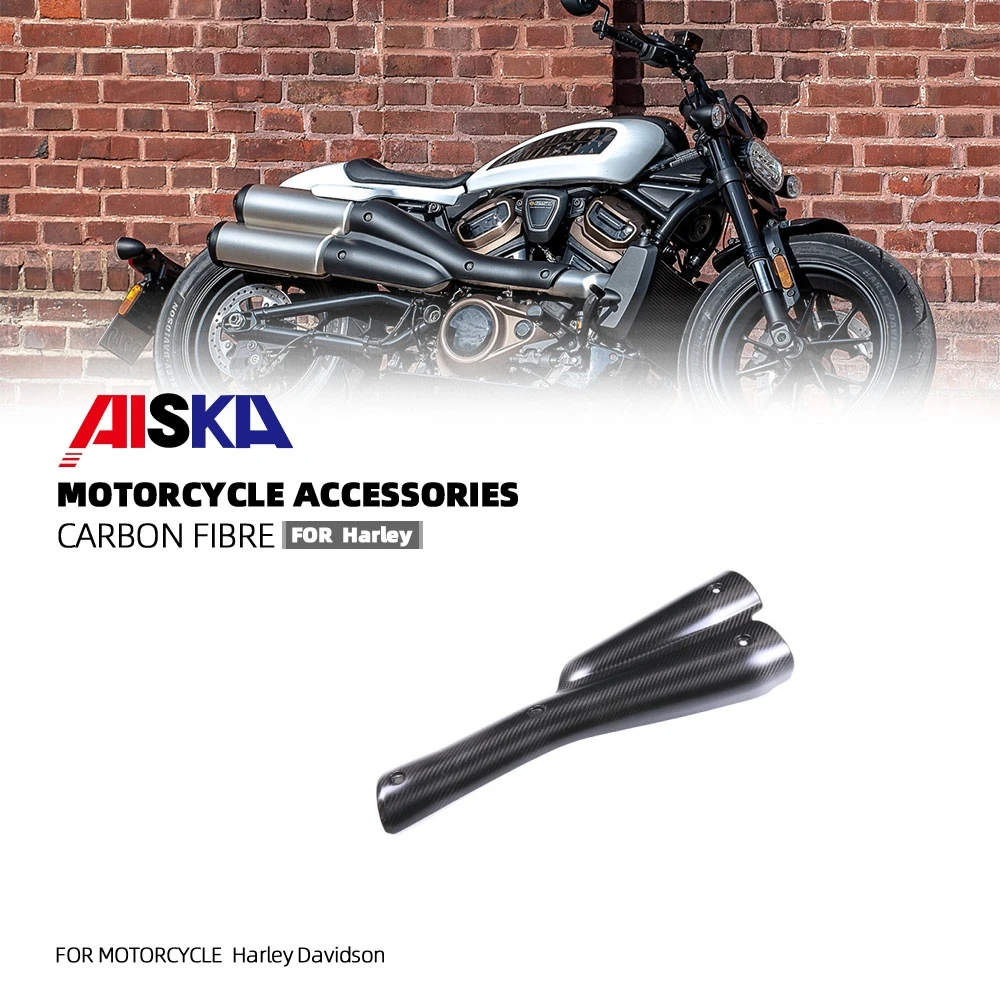 For Harley Sportster S 1250 Rh1250s 2021 2022 2023 Motorcycle Carbon Fiber  Exhaust Pipe Anti-scald Proteceive Cover - Full Fairing Kits - AliExpress