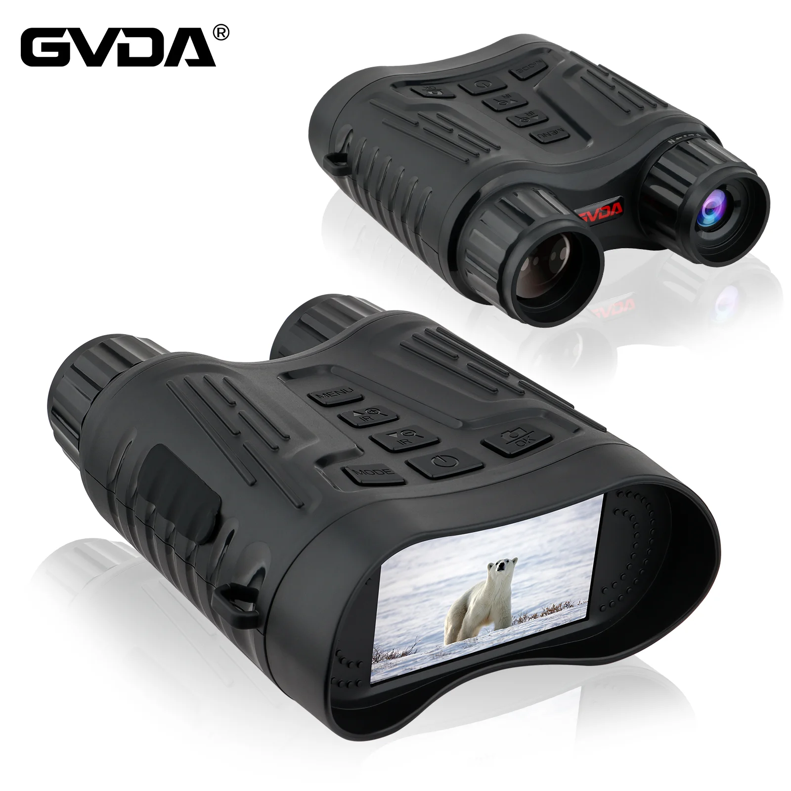 GVDA binoculares de visión nocturna dispositivo de infrarroja Digital, telescopio de caza y acampada, gafas Visión Nocturna exterior con Zoom 8X| | - AliExpress
