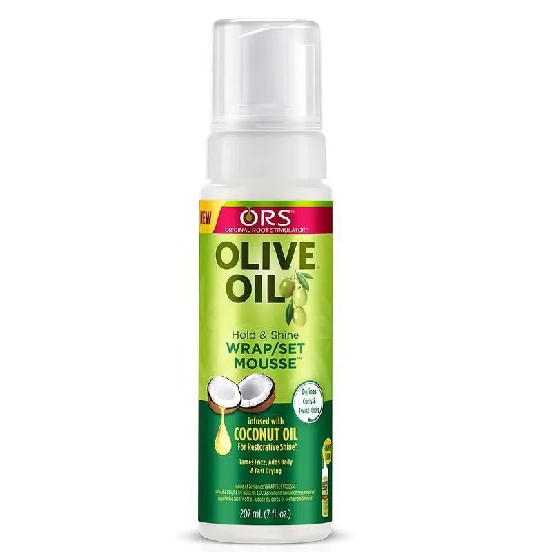 Curly Hair Mousse 207ML for Wigs No-Flaking Olive Oil Hair Styling Mousse Anti-Frizz Foam for Styling Products hair styling mousse
