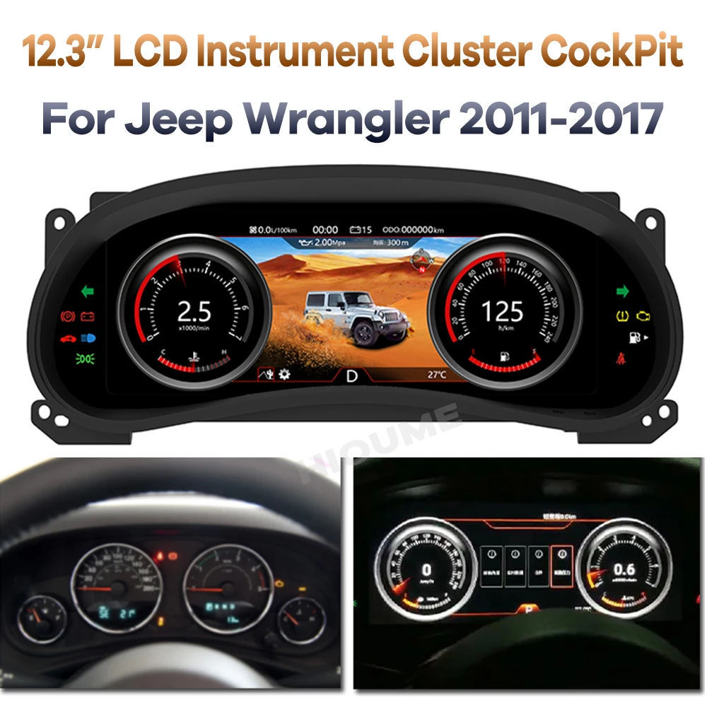 Top 51+ imagen digital instrument cluster for jeep wrangler jk