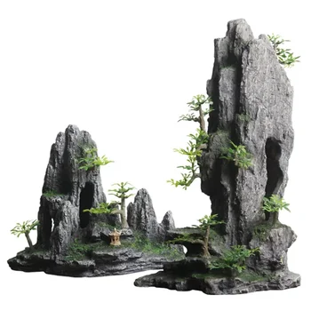 Resin Rockery Aquarium Decor 1