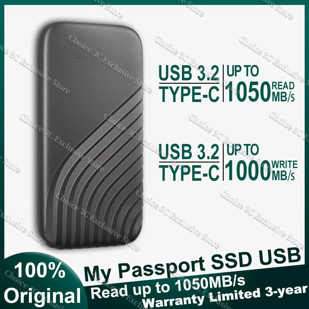

New SSD 1TB Flash Hard Drive External Type-C High Speed USB3.1 2TB 4TB 8TB 16tb SSD Storage Portable Hdd Hard Disk For Laptop