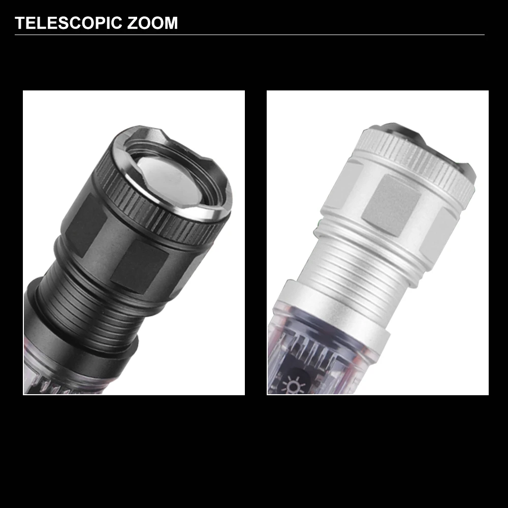 BW ミックスライトミニ (1個) ggw725x Hoxida Flashlight USB Rechargeable, Magnetic LED Flashlight