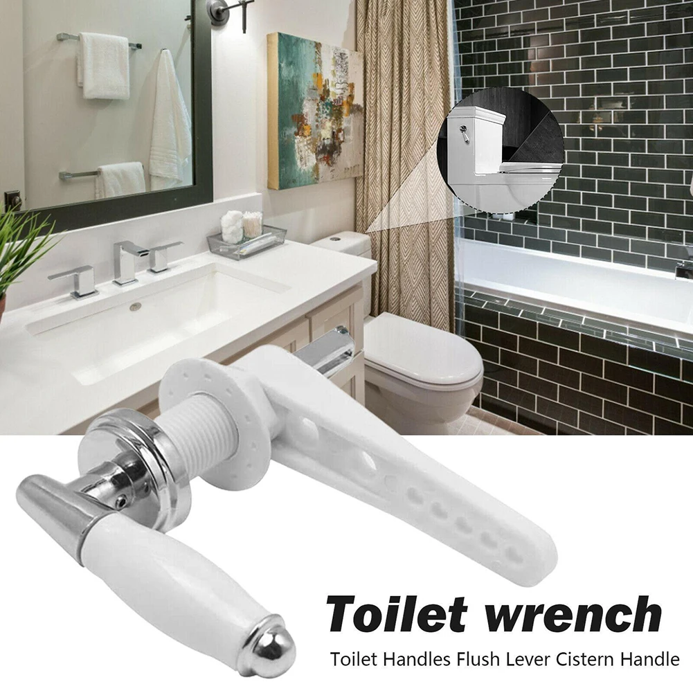 Traditional Ceramic Toilet Cistern Flush Lever Handle Replacement_voghion.com