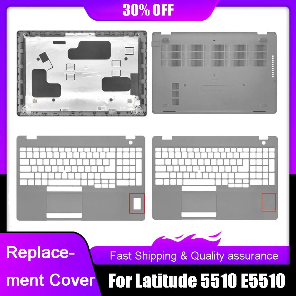 Nuova Cover Posteriore Lcd Per Laptop Per Dell Latitude 5510 E5510 Precision 3551 Poggiapolsi Superiore Inferiore Cerniere Coperchio Posteriore