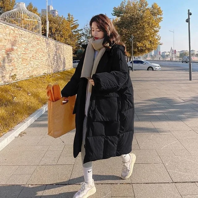Cream Yellow Down Cotton Jacket for Women