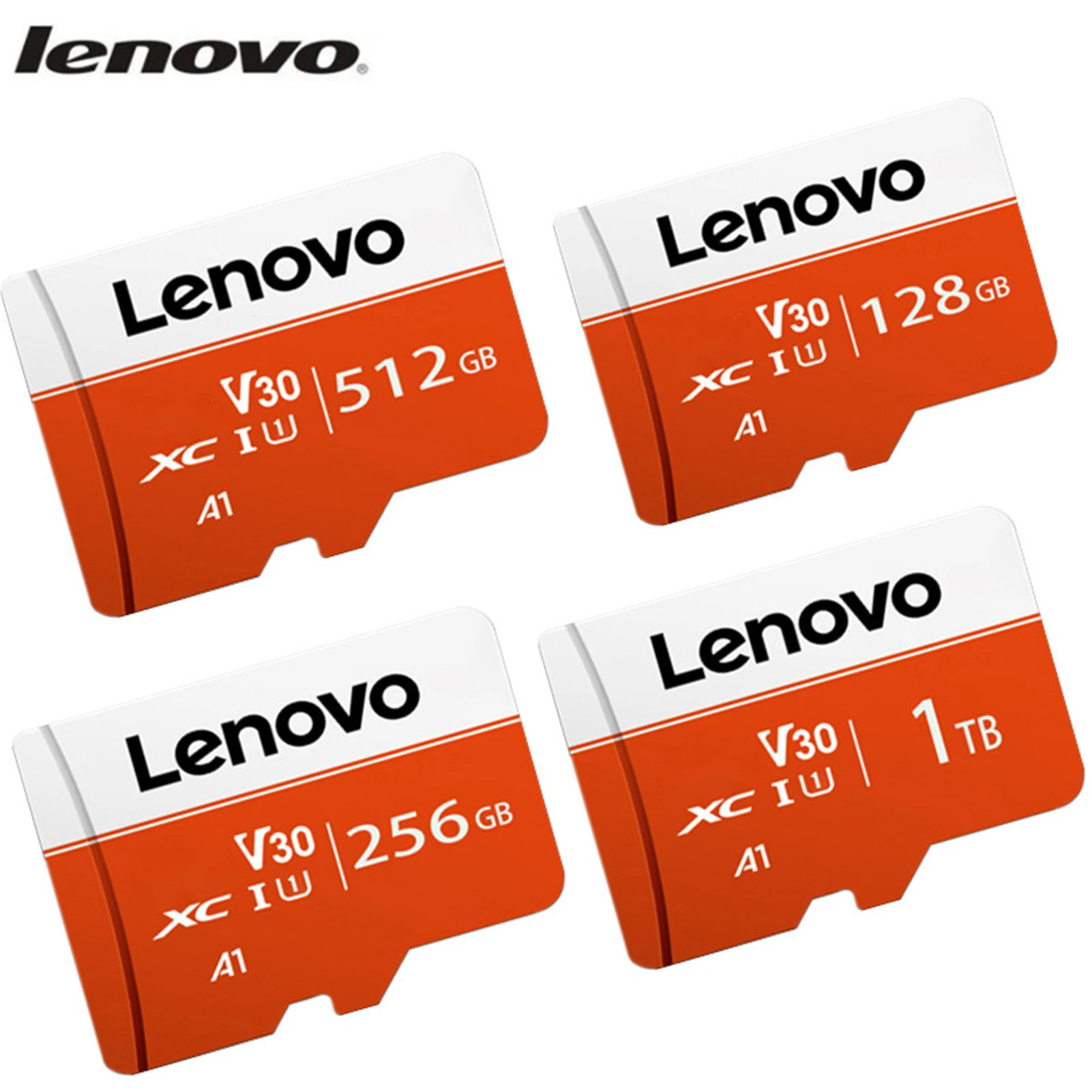Lenovo Sd Memory Cards Class 10 128gb 512gb 1tb 256gb Micro Tf Sd Flash