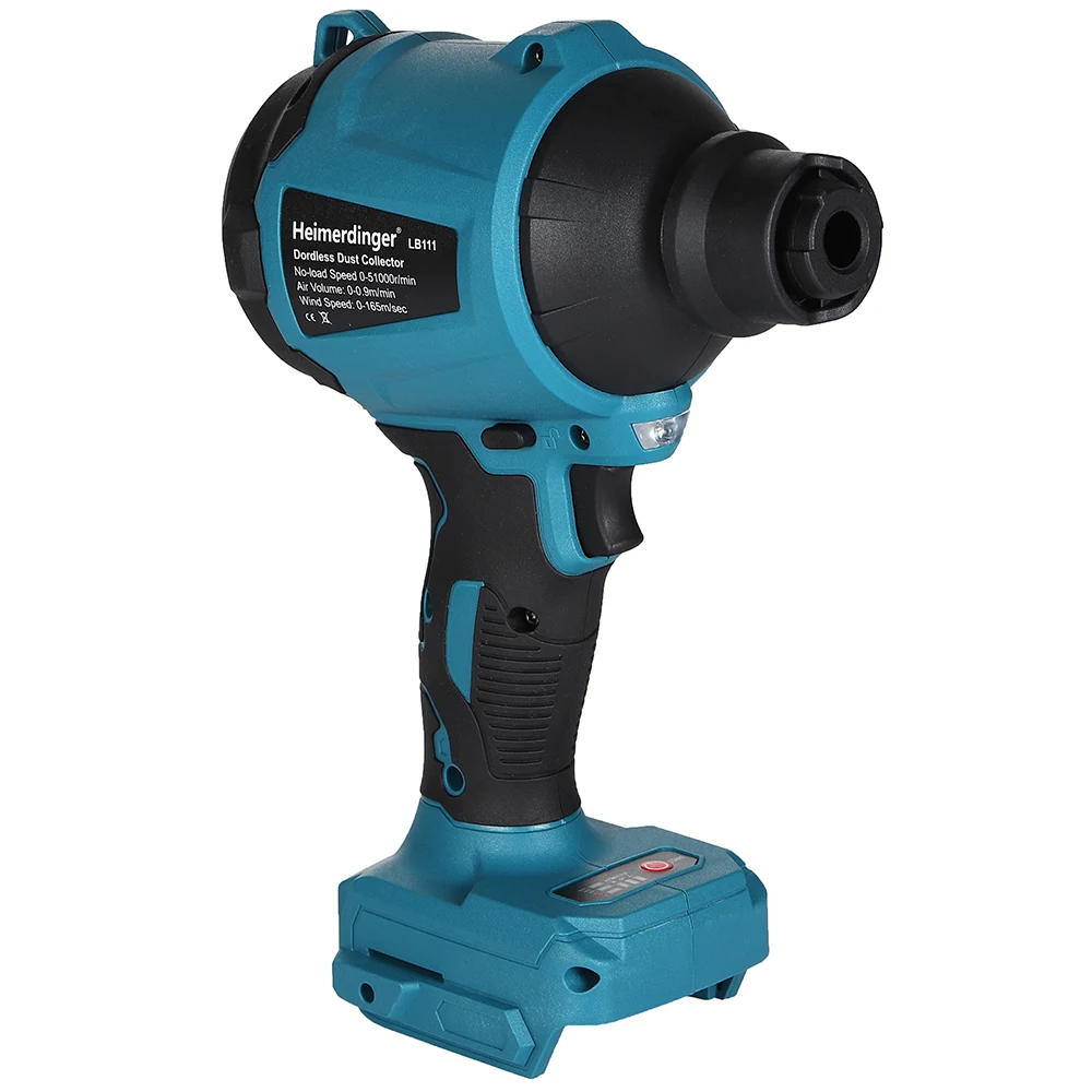 18V Rechargeable Brushless Cordless High Speed Blower,Electric Inflator,Dusting & Vacuuming,Compatible Battery BL1830 1840 1850 4
