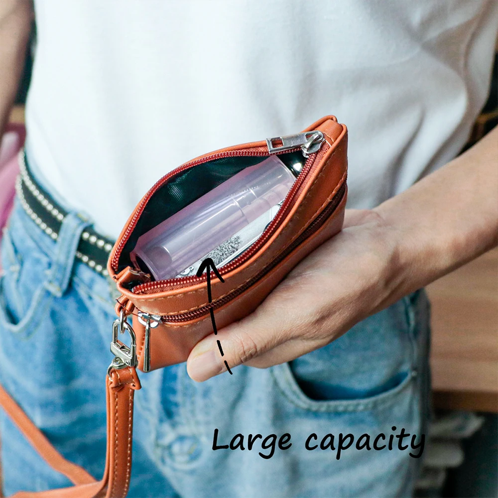 Personalized Leather Coin Purse Wallet - Versatile Unisex Gift