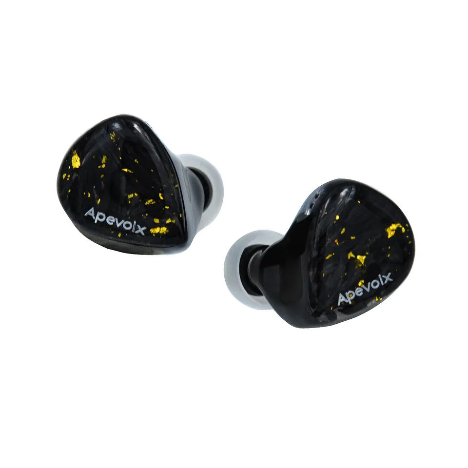 Apevoix Grit 1DD + 4BA + 1BC Tribrid IEM HiFi Earphones Wired