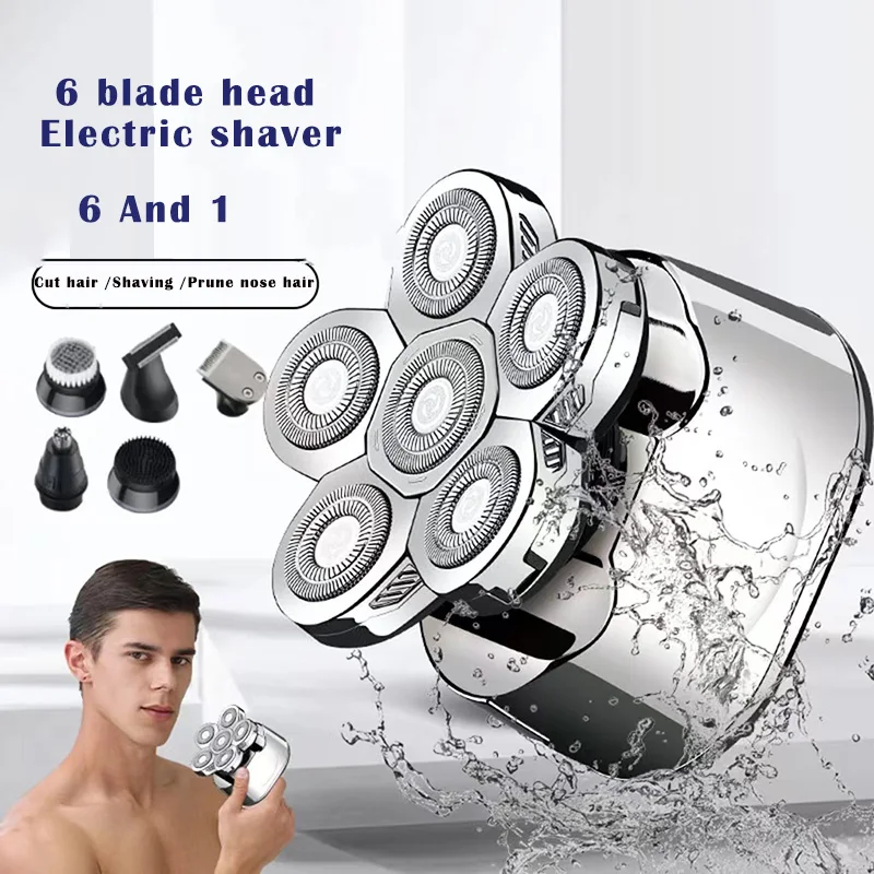 

Facial&body grooming set electric shaver hair trimmer beard electric razor for men bald shaving machine digital LCD display