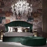 Chambre à coucher lit doux Design minimaliste esthétique pas cher concepteur Simple lit lumière luxe haute qualité bois Cama Casal meubles 2