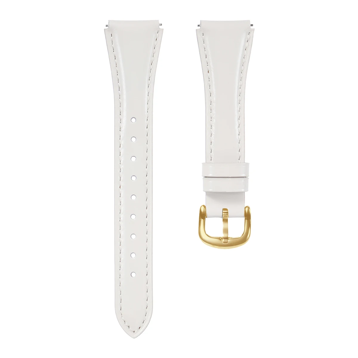 High-End Leather Wristband with Textured Finish, 18/22mm Universal Strap