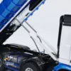8x8 LESU 1/14 RC Hydraulic Dump Truck RTR Metal Chassis Remote Control Vehicle Roll Off Dumper Car Model with Hook Light Sound 5