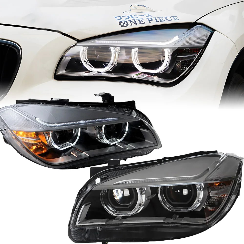 

Фары для X1 2012-2015, автомобильные светодиодсветодиодный фары DRL Hella, ксеноновые линзы Hella Hid H7 E84, автомобильные аксессуары