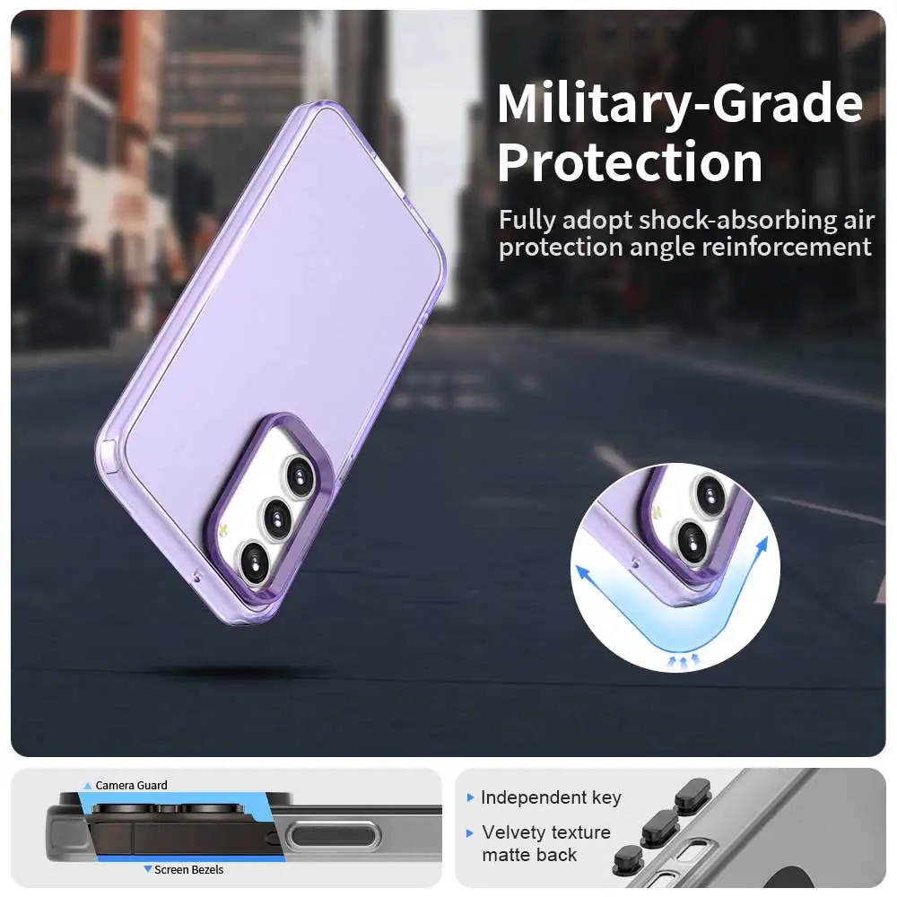 Matte Candy Translucent Frosted Bumper Phone Case