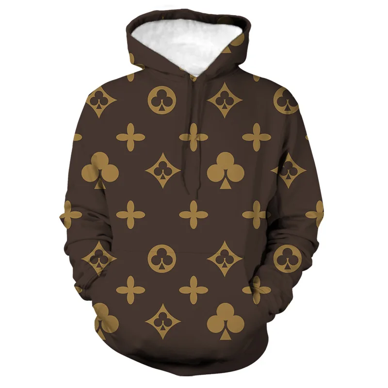

Spring Autumn Men Fashion Brand Hoodie 3D Printed Clothing Casual Hooded Tops Oversized Streetwear Male Comfortable Coat