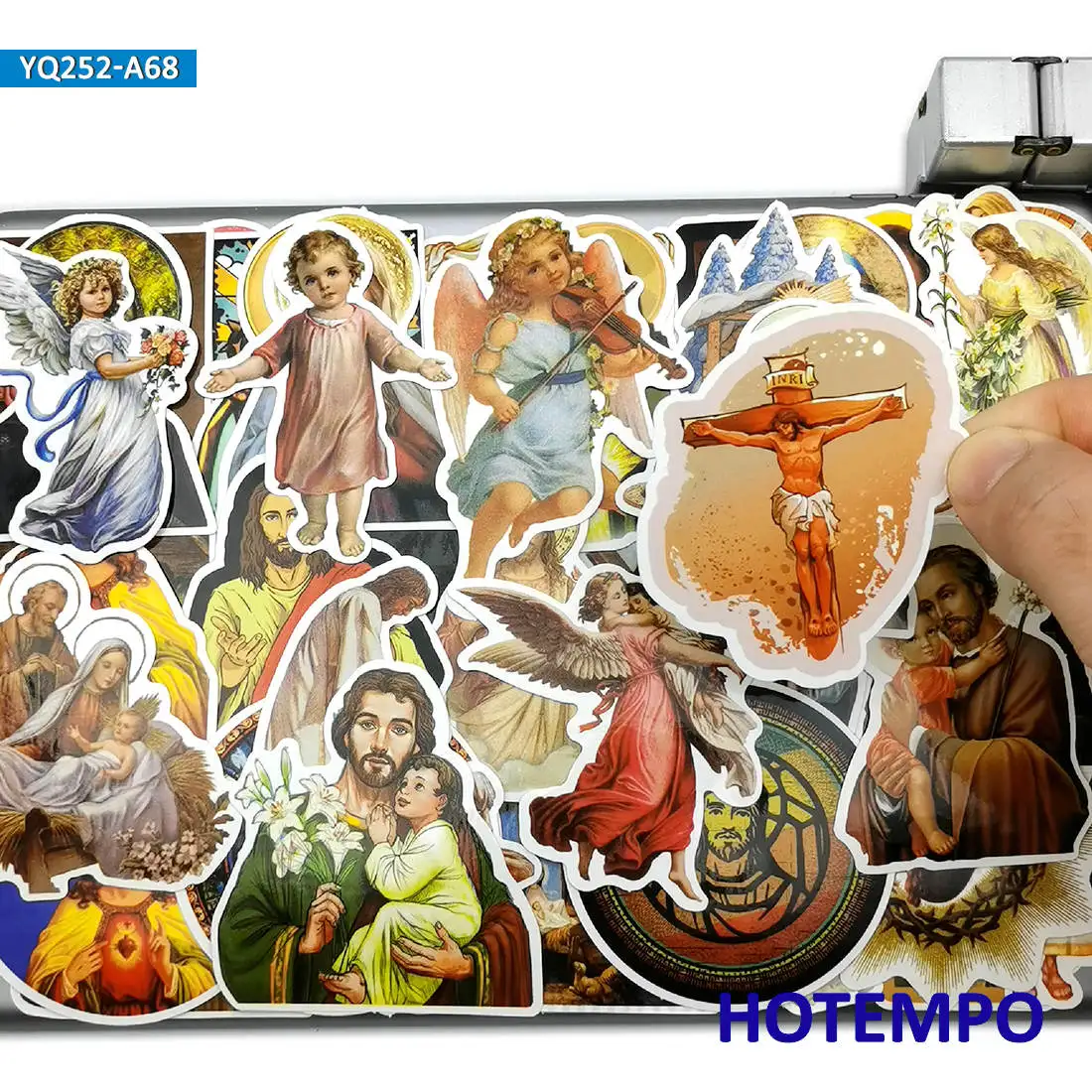 50PCS Cartoon Jesus Christian Prayer Stickers DIY Toys Luggage Motor  Luggage Notebook Blessing Christ Love Faith Decals Sticker - AliExpress