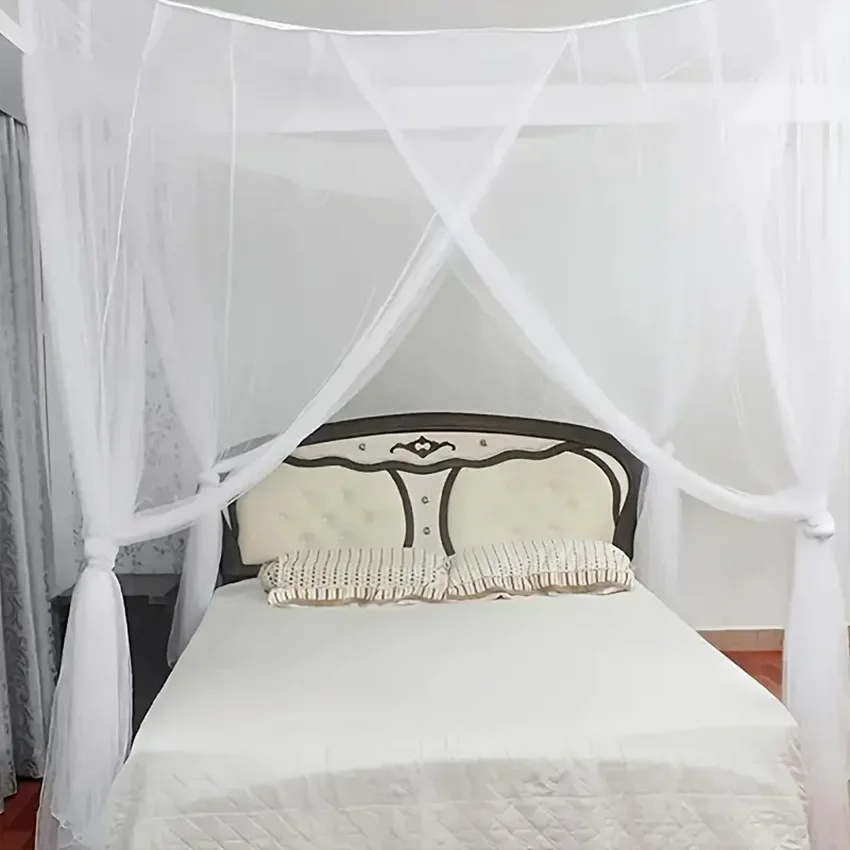 Sifang Mosquito Net Large Four Door Mosquito Net Square Top Super Tall Outdoor Anti Mosquito Net