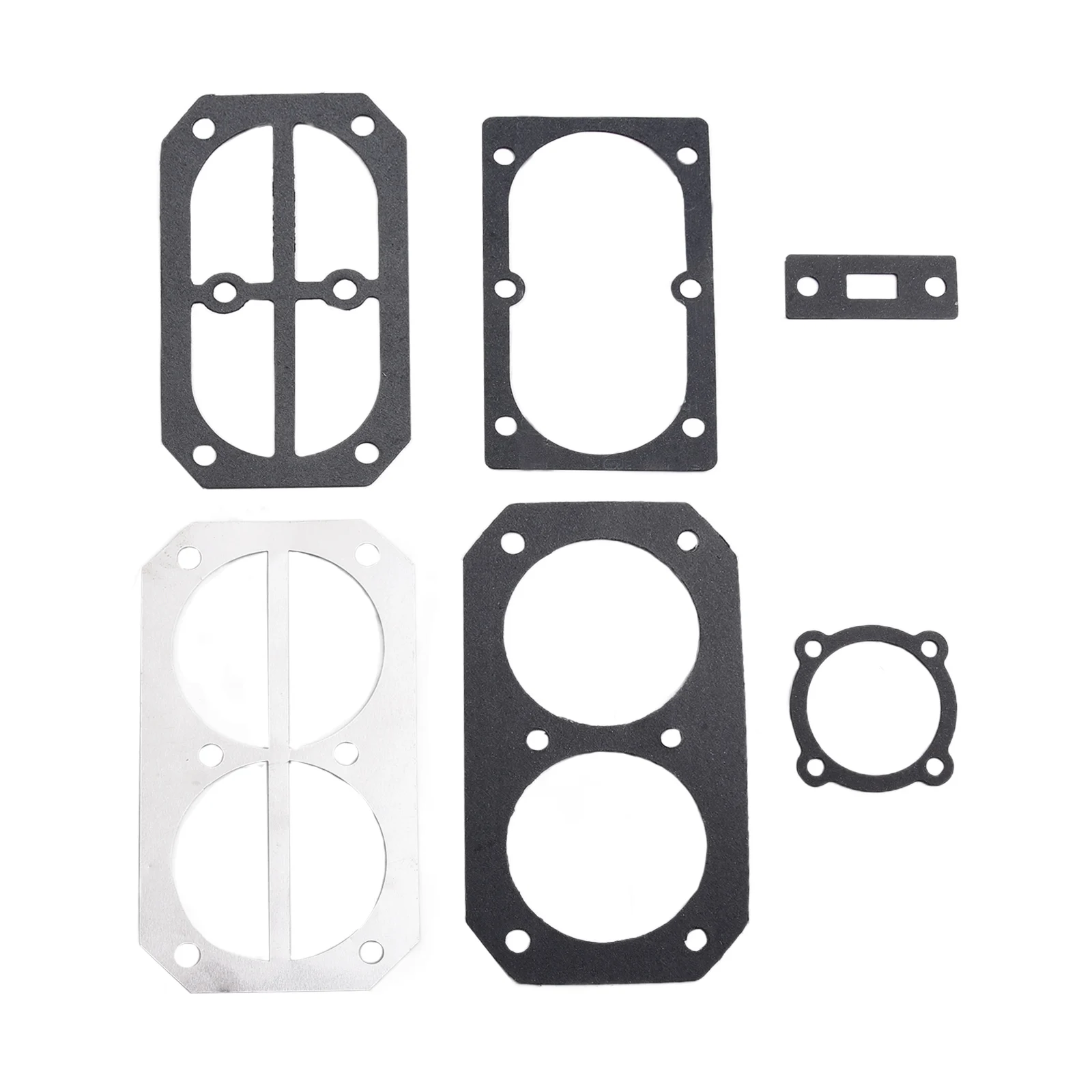 6pcs/set Air Compressor Cylinder Head Base Valve Plate Gaskets Washers For 2070 Type Air Compressor Pneumatic Parts
