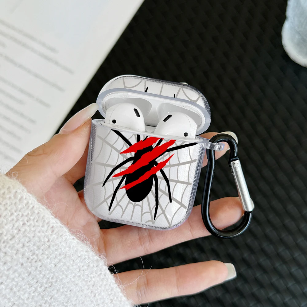 TPU Soft AirPods Case with Red Scratch Detail