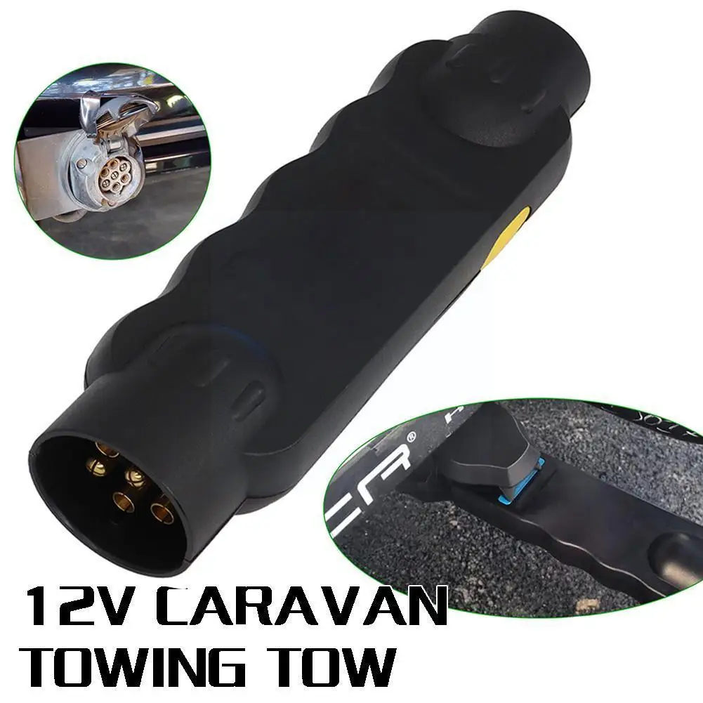 

7-core Tester 12v Car Resistance Trailer Plug Socket Trailer Traction Lamp Connector Tester Tester Recorder C4g5