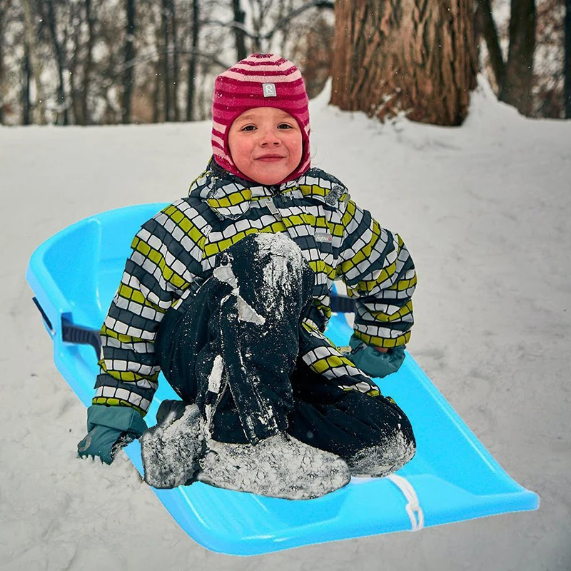Trineo de nieve para niños, trineo de esquí, tablero de Tobogán, juego  deportivo al aire libre - AliExpress