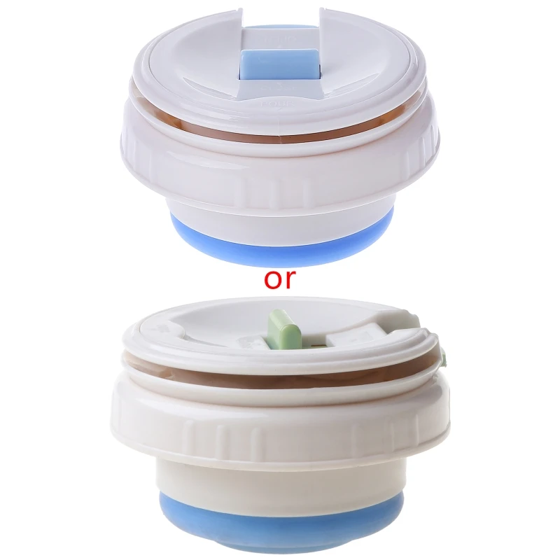 New Vacuum Insulated Water Bottle Covers Stopper Travel Mug Thermos Bottle Lids Flask Covers Plastic Material 4