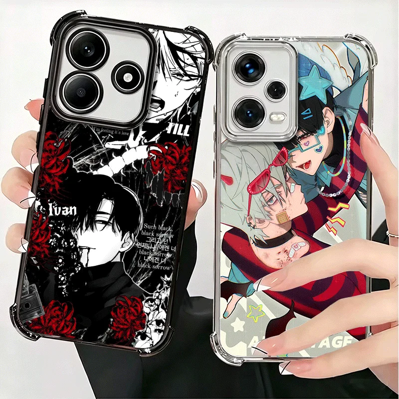 Korean Alien Stage Ivan Till Plating Anti-Fall Fun Soft Phone Case