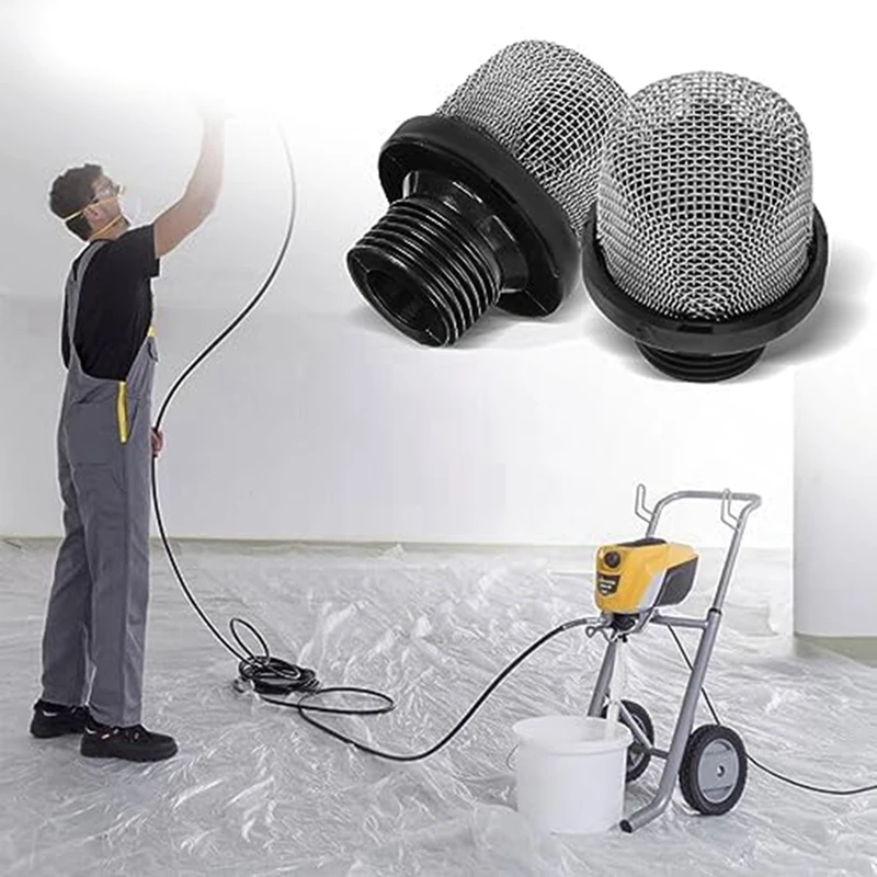 Airless Paint Sprayer Inlet Strainer, 3/4 Inlet Strainer Filter Suction Strainer Replacement Parts For X5/LTS15, X7/LTS17